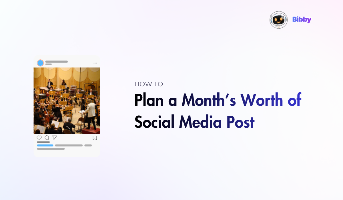 How to Plan a Month's Worth of Content Using a Social Media Scheduler