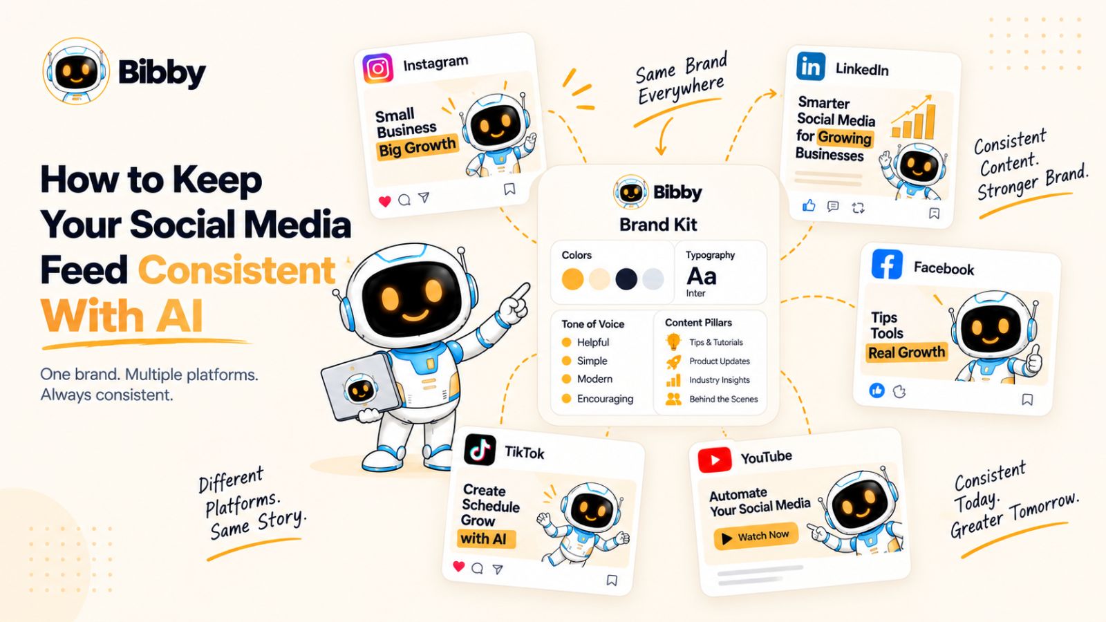 How to Keep Your Social Media Feed Consistent With AI