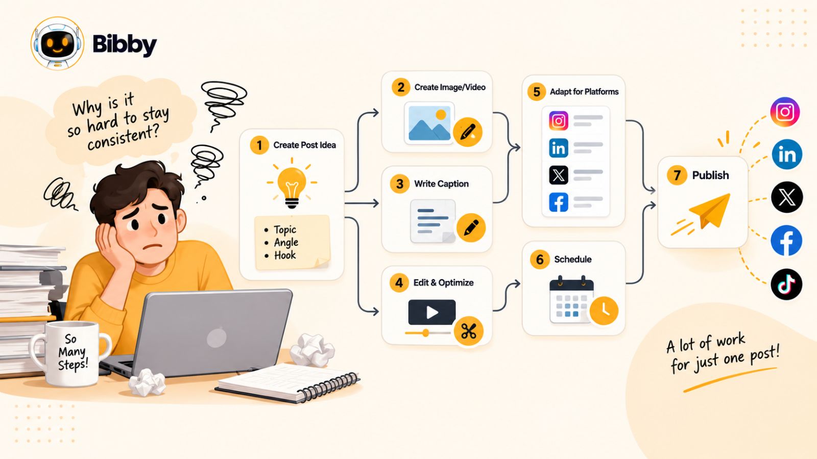 Why Consistency Is Harder Than Creating Social Media Content